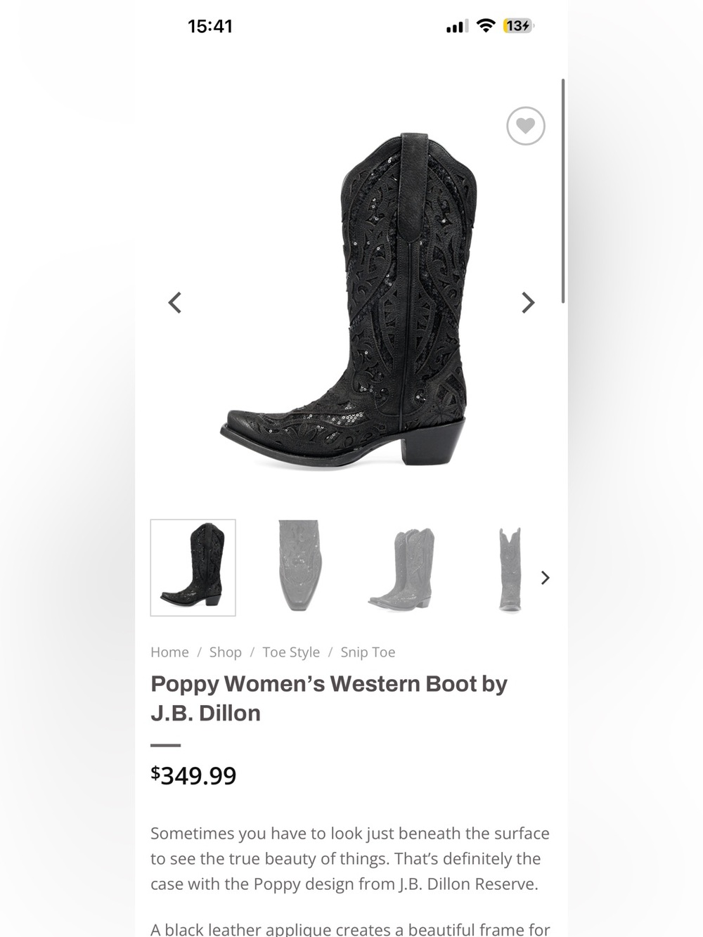 J.B. Dillon boots